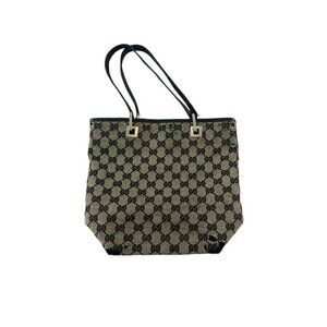 Gucci Women's Canvas All Over Monogram Print Hand Bag - OS